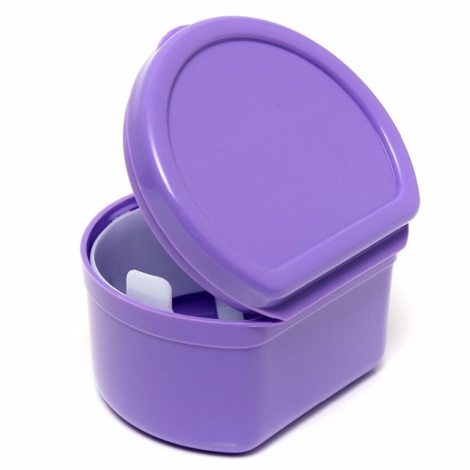 Portable False Teeth Set Retainer Storage Box Orthodontic Invisible Teeth Brace Box