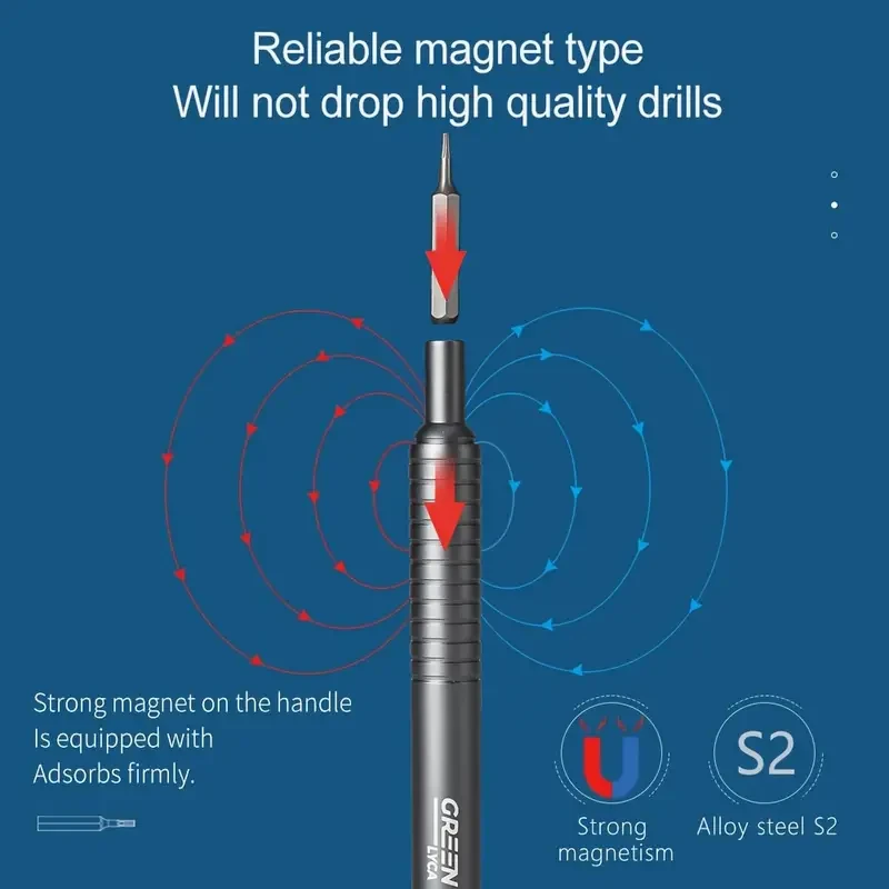 48-in-1 Precision Screwdriver Set with Magnetic Driver Kit and Portable Aluminum Box