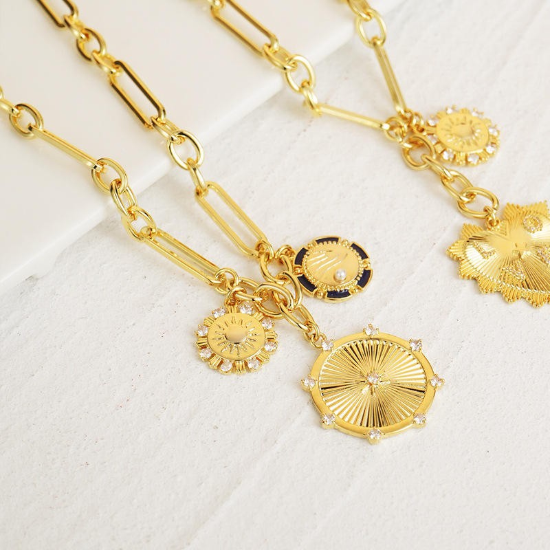 Fashion Jewelry Creative Sun Pendant Necklace