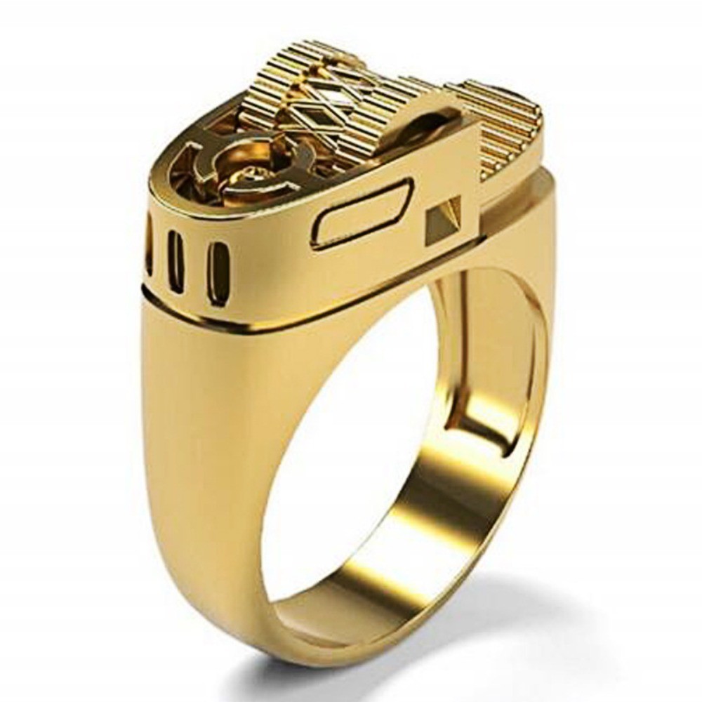 Ring Jewelry - European and American Style Lighter Ring Spot