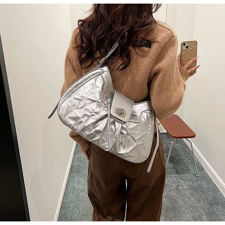 Women's Versatile Crossbody Bag Fashion Shoulder Underarm Bag