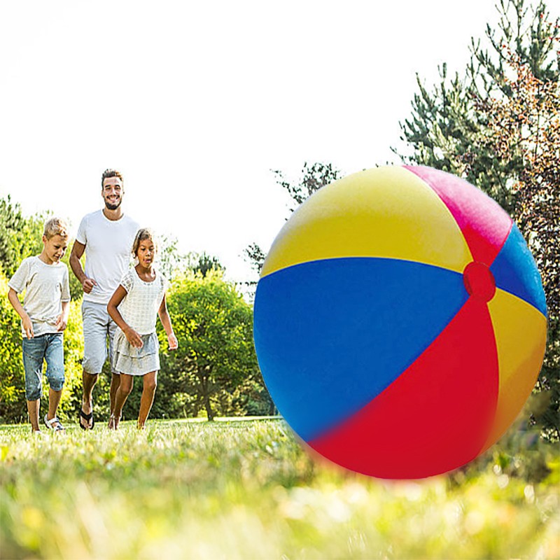 Thickened PVC Inflatable Soccer Ball - Outdoor Water Game and Beach Football