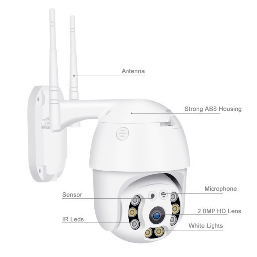 Tuy2.5 Ball Machine Outdoor Waterproof Wifi Webcam