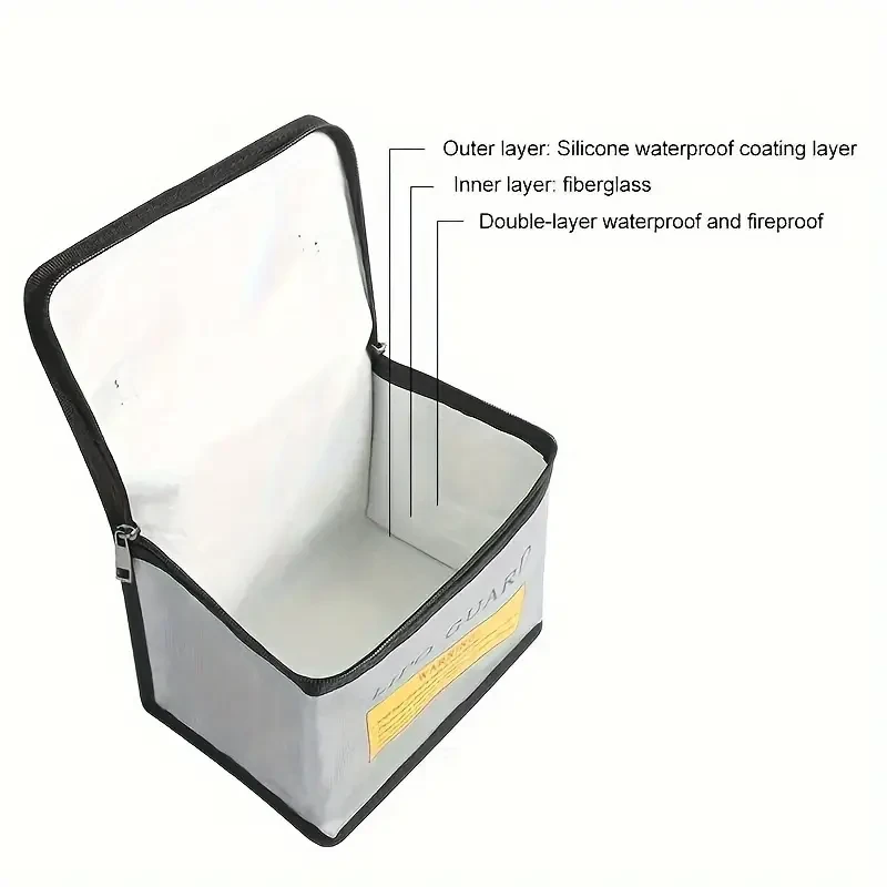 Lithium Battery Safe Bag Fireproof Explosionproof Bag