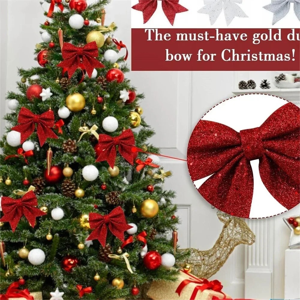 Sparkling Christmas Bows