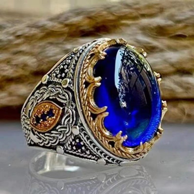 European and American Retro Pattern Rings
