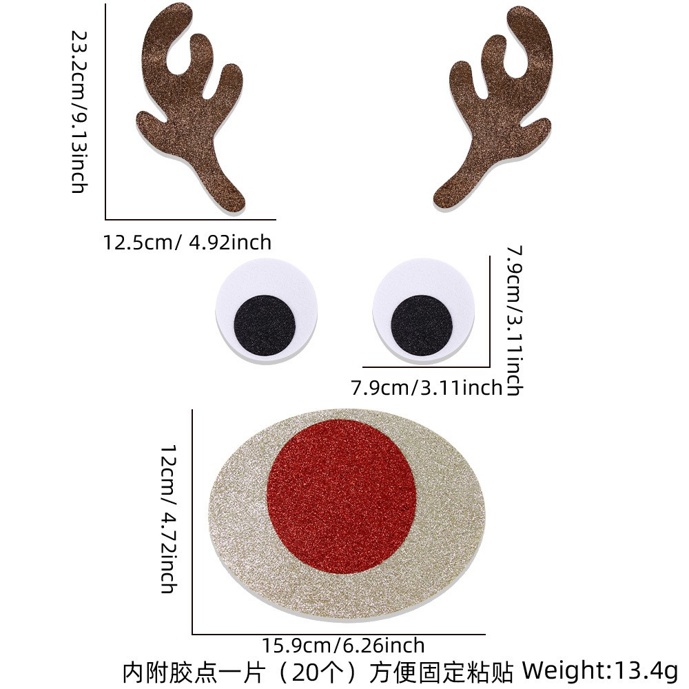 Christmas Decoration Christmas Door Window Stickers
