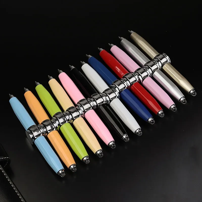 Multi-Function LED Pen Spinning Decompression Gyro