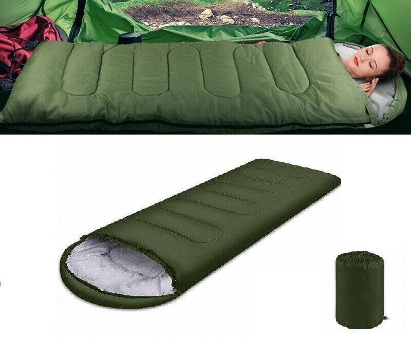 4 Season Sleeping Bag Waterproof Outdoor Camping Hiking Envelope Single Zip Bag