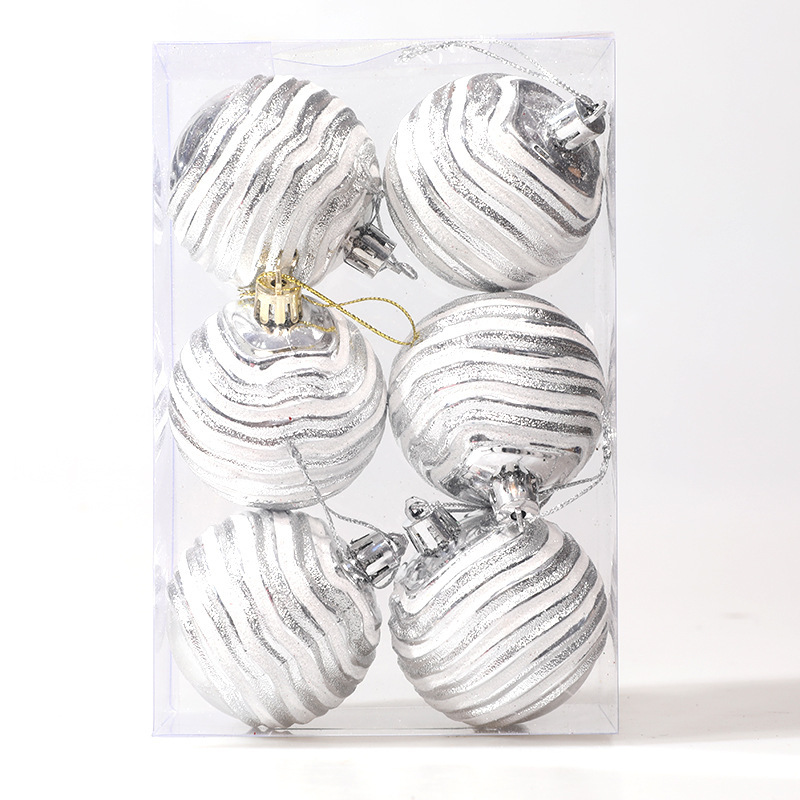 6cm Decorative Special-shaped Ball Christmas Tree Decoration Props