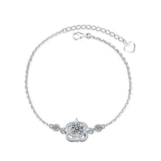 Summer 925 Sterling Silver Diamond Bracelet