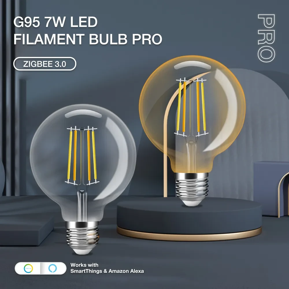 Glass Retro Filament Lamp