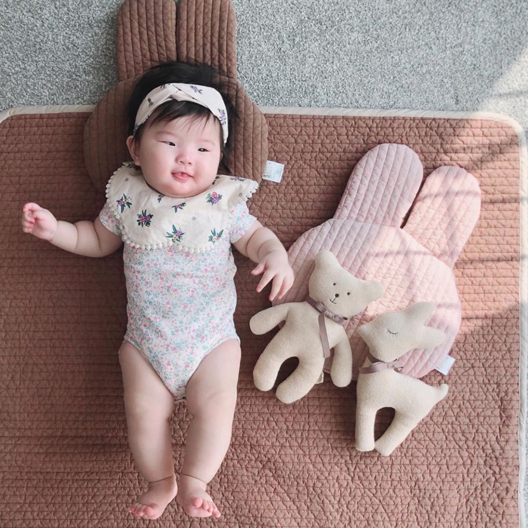 Breathable Cotton Bunny Baby Bear Pillow