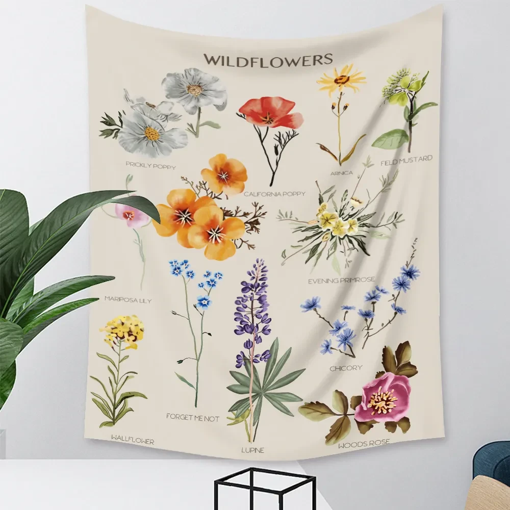 Style Tapestry With Small Fresh Home Decor Background Cloth