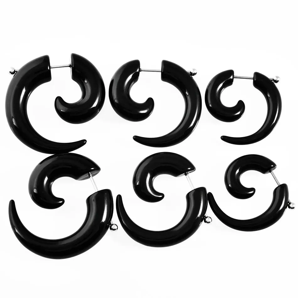 Acrylic Fake Ear Popular Stud Earrings