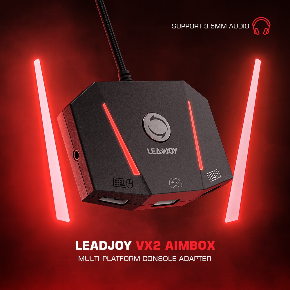 LEADJOY VX2 AimBox Keyboard Mouse Controller Adapter Converter