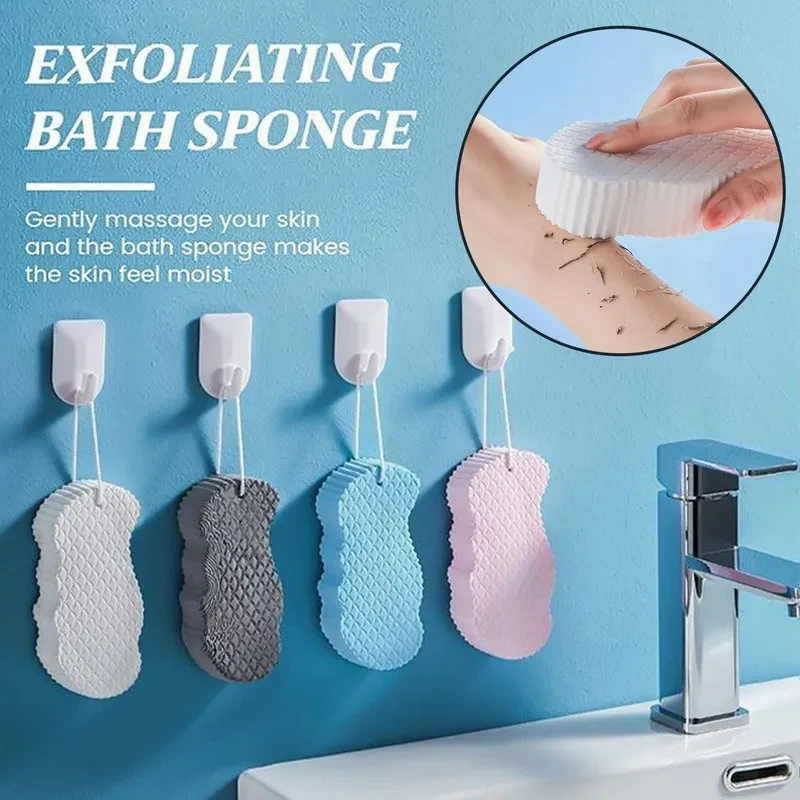 3D Body Rubbing Sponge Fish Scale