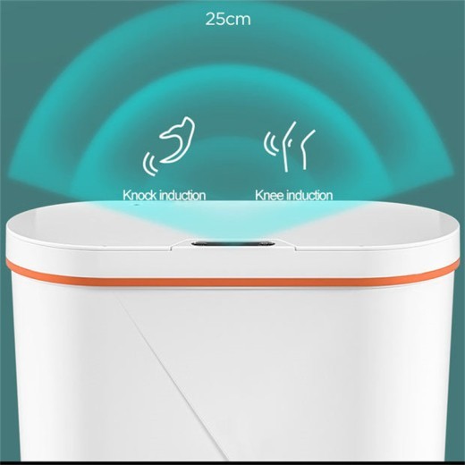 Household Inductive Waste Bin With Lid