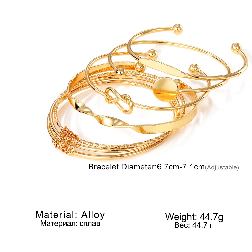 IPARAM Punk Trendy Multilayer Bracelets for Women