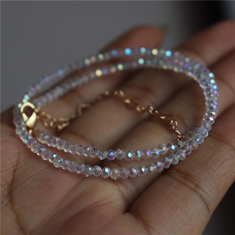 Fashion Simple Black Beads Choker Necklace