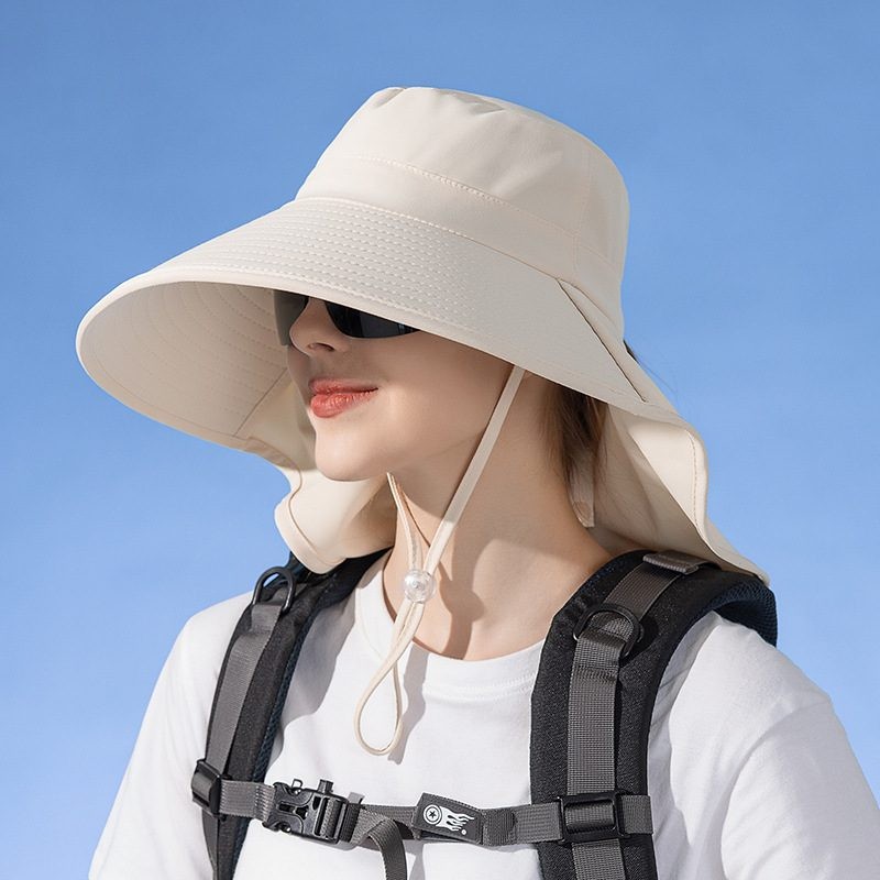 Sun Hats Wide Brim Bucket Outdoor Fishing Hiking Cap UV Protection 6 Colours