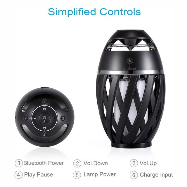 LED Flame Speaker
