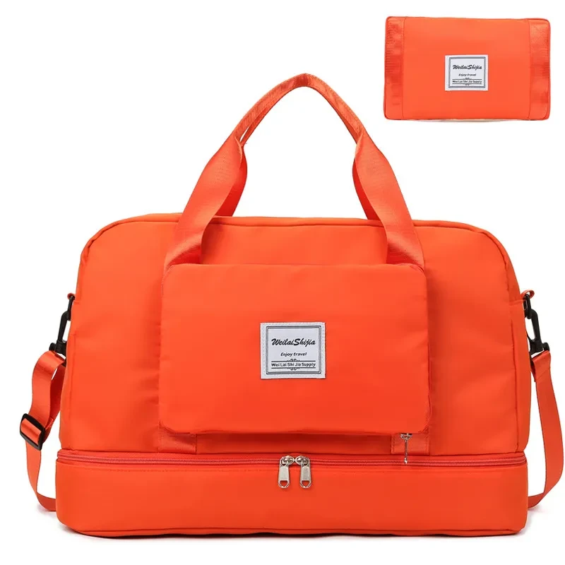 Foldable Women's Gym Duffel Bag