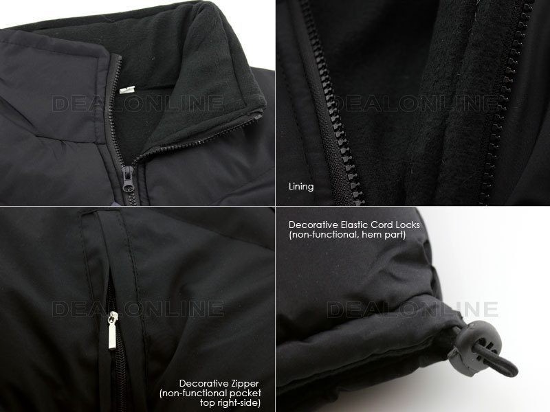4XL Fleece Lining Vest/Sleeveless Hooded Jacket