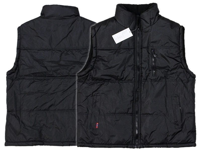 Vest Jacket Sleeveless Warm Zipper Medium Thick Top Coat