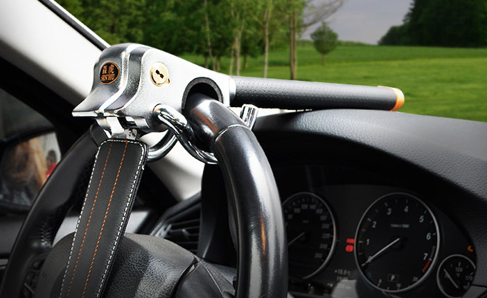 Car lock steering wheel lock anti-theft lock alarm air bag loc