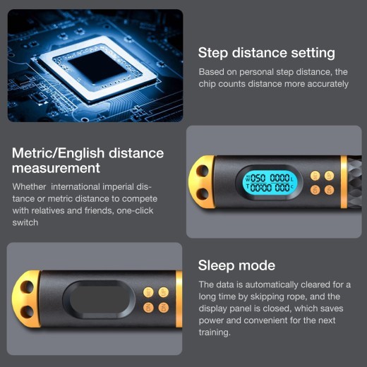 Smart Cordless Cord Skipping Adult Professional