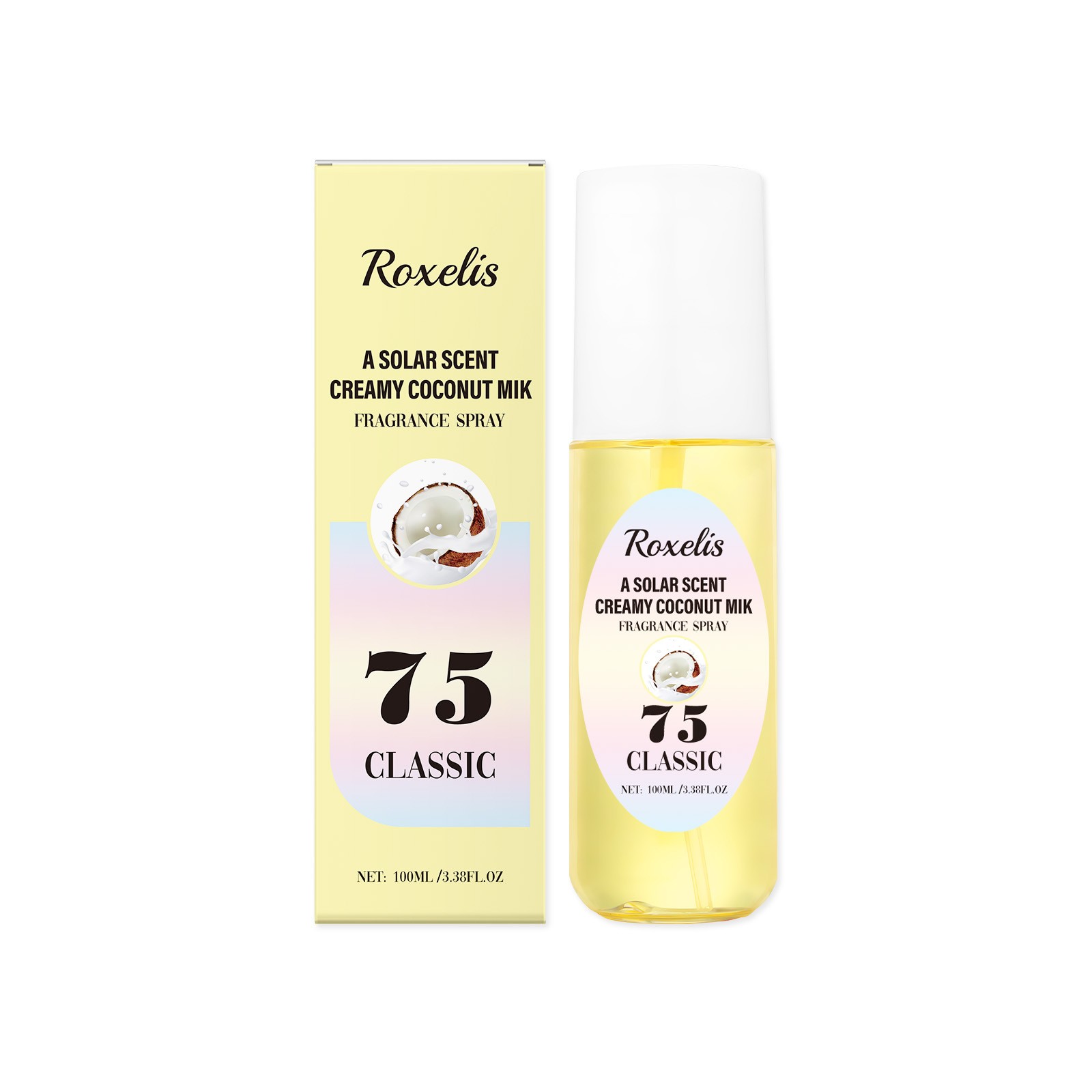 Light Perfume Coconut Milk Body Fragrance Lasting