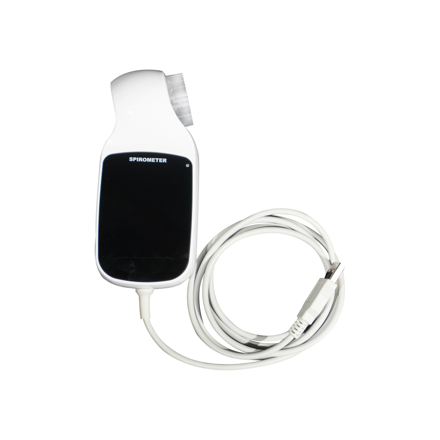 SP100 Spirometer Portable Lung Function Testing Device FVC SVC MVV Touch Screen