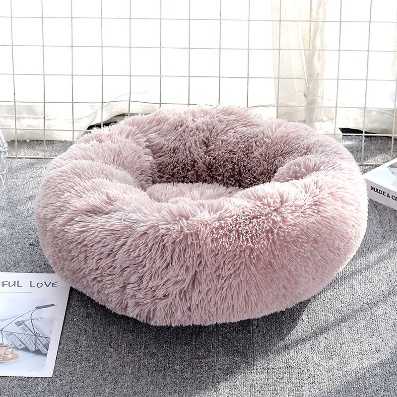 Thick Warm Golden Retriever Teddy Donut Pet Cushion