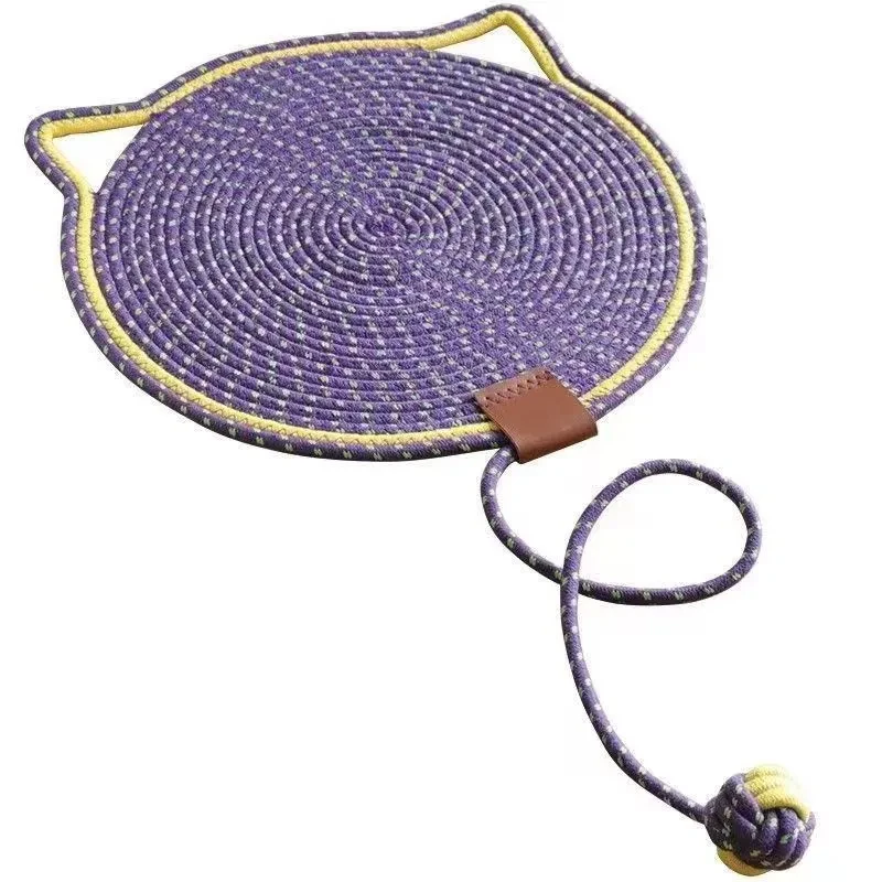Braided Cotton Rope Cat Claw Mat