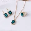 Crystal Bridal Necklace Earring