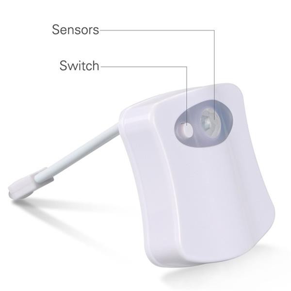 Led Toilet Night Light – Motion Sensor With 8 Colour Changes