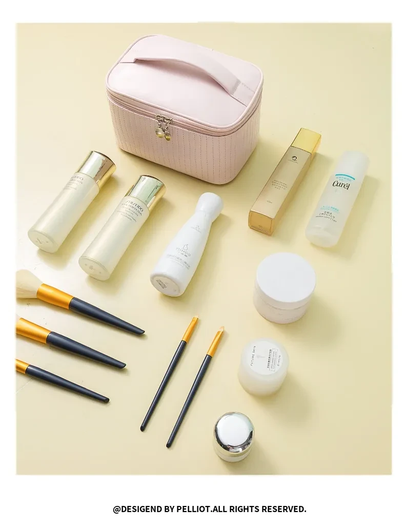 Women's Portable Travel Desktop Storage Cosmetic Bag