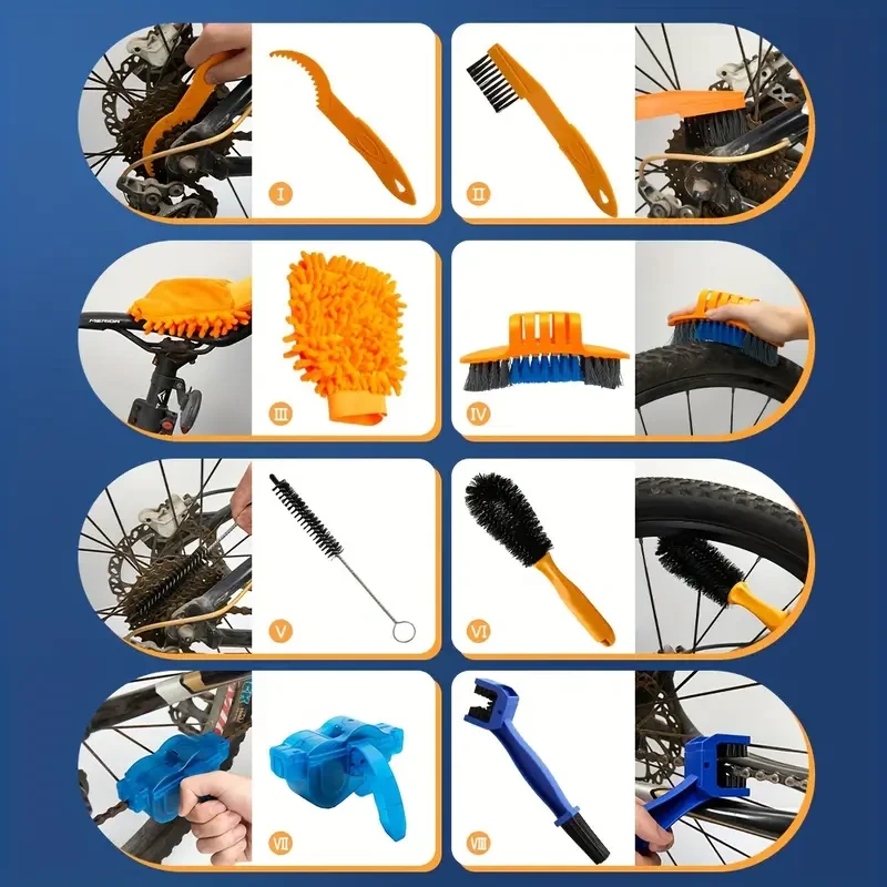 1pc Premium Bicycle Chain Cleaning Kit