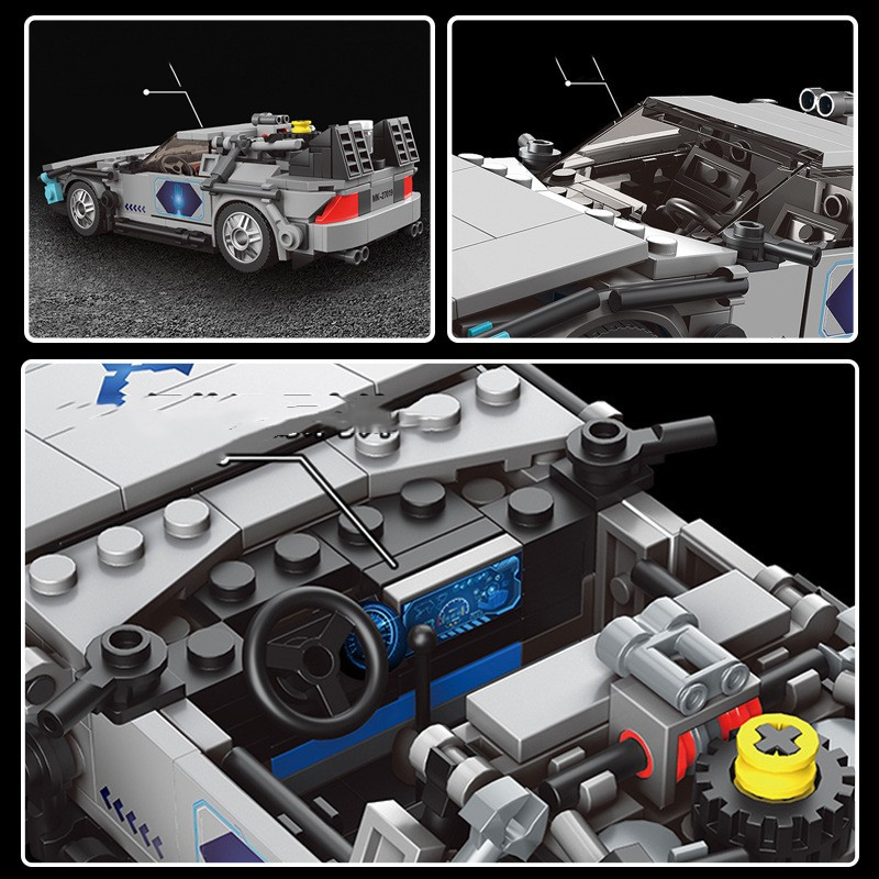 Ghost Catching Car Building Block Toy