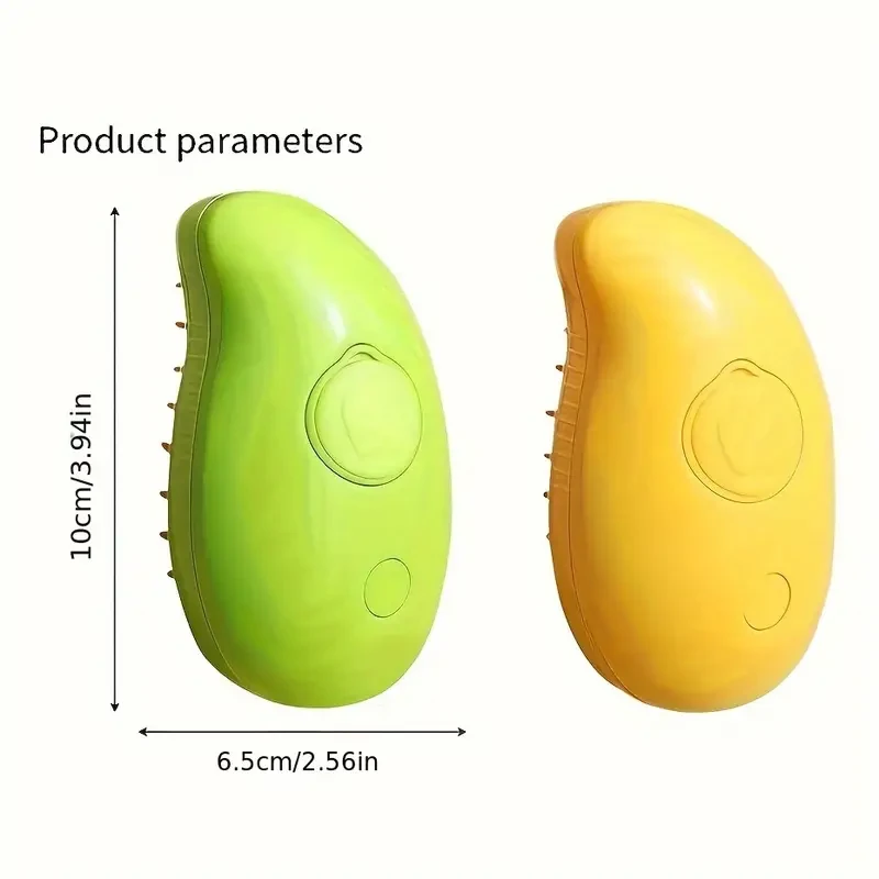 Self-Cleaning Steam Cat Brush  Pet Hair Removal Comb for Cats and Dogs