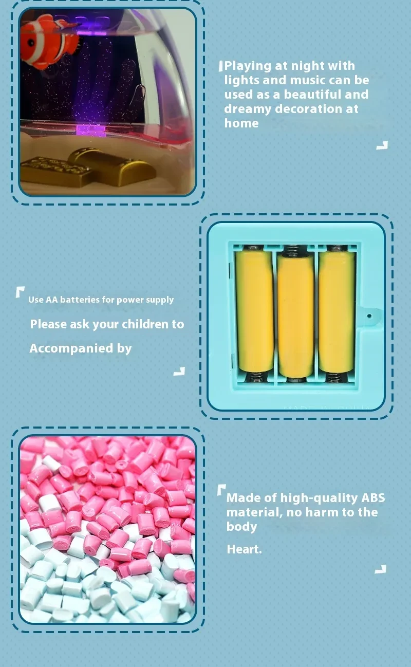 Happy Aquarium Mini Educational Toys