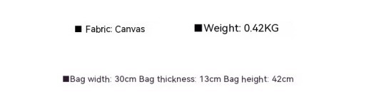 College Students' Backpack Five-piece Contrast Color Canvas School Bag