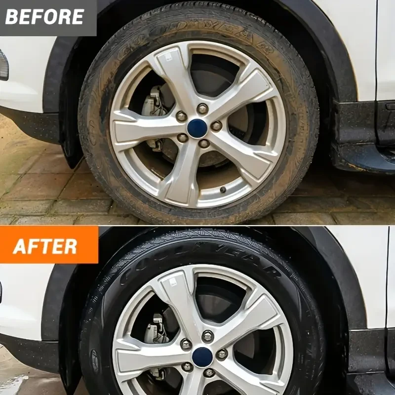 Premium Car Tire Shine Wax  Durable Protection & Gloss Enhancer