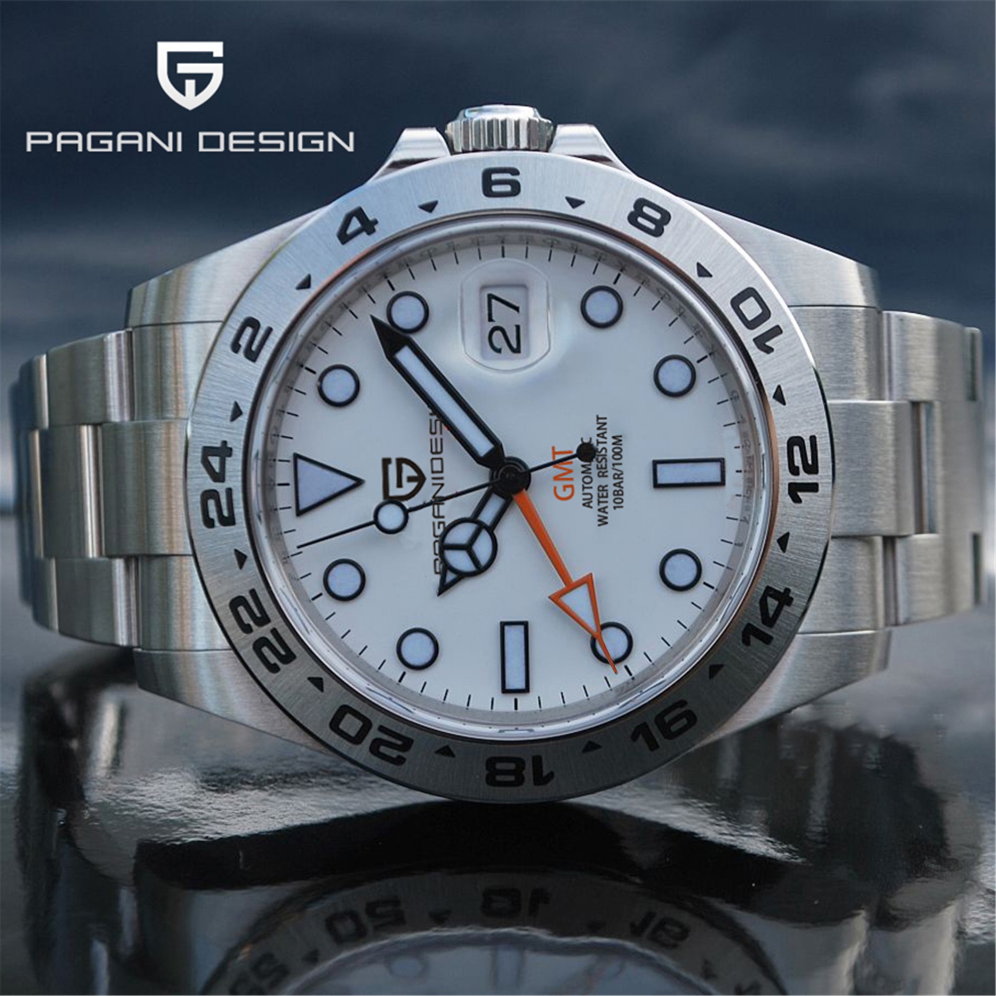 PAGANI Design Men's Automatic Mechanical GMT Watch