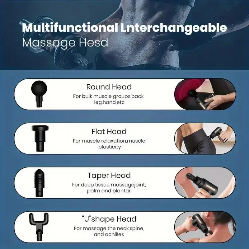 Massage Gun, Deep Tissue Muscle Handheld Massager