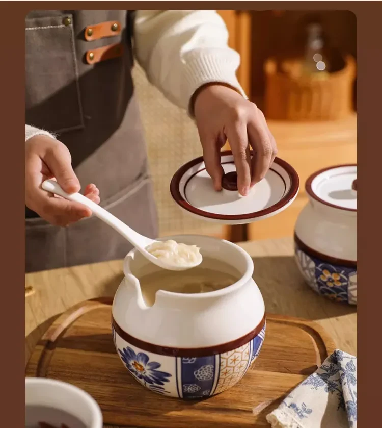 Lard Jar Household Ceramic Spice Jars