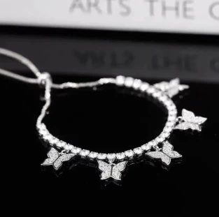 Multi Butterfly Bracelet Light Luxury Niche Micro-set Zircon