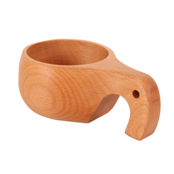 Primitive Handmade Natural Wood Cup