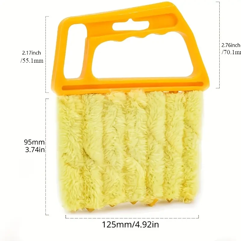 Washable Microfiber Window Cleaning Brushes for Blinds & Dust Collection